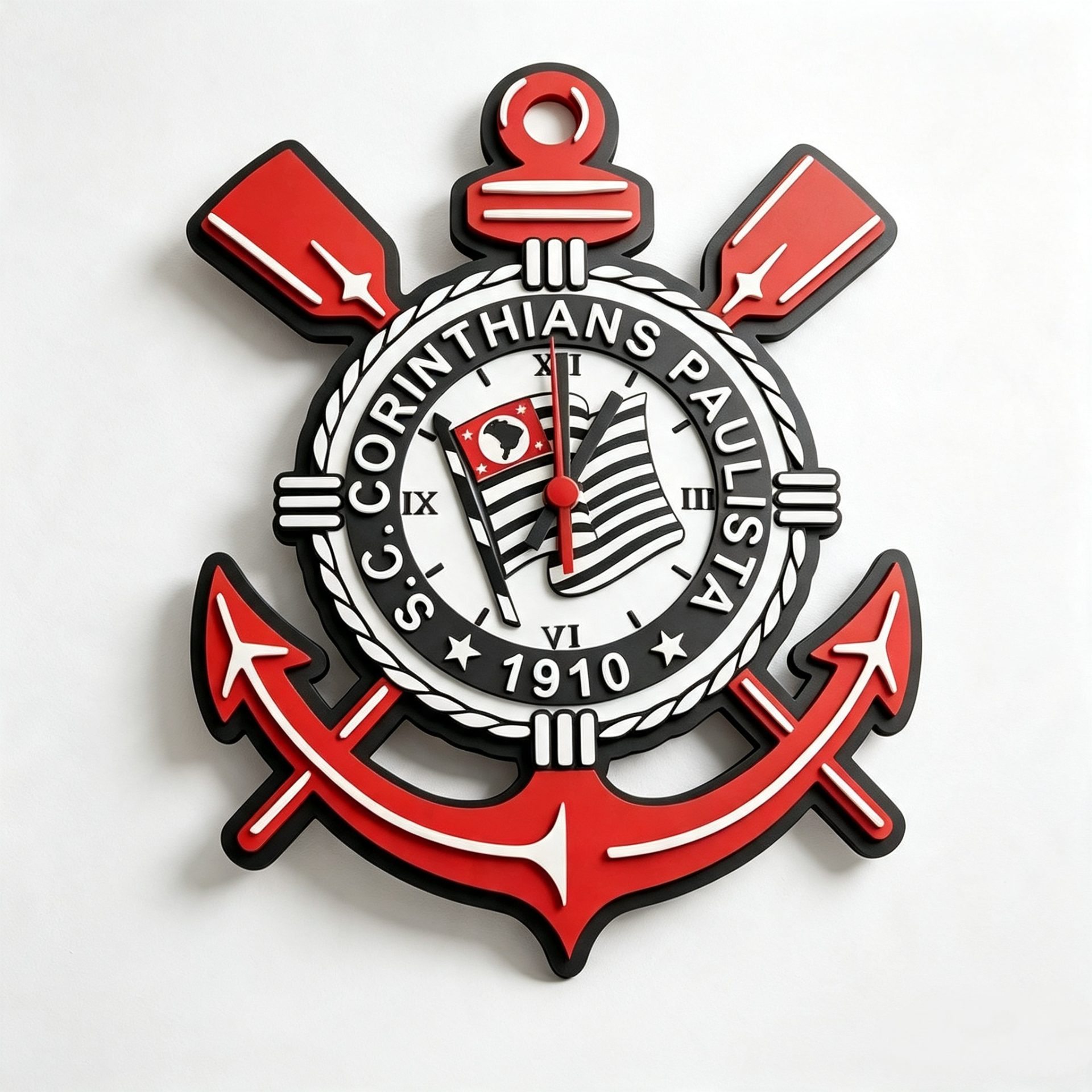 Relógio de parede Corinthians